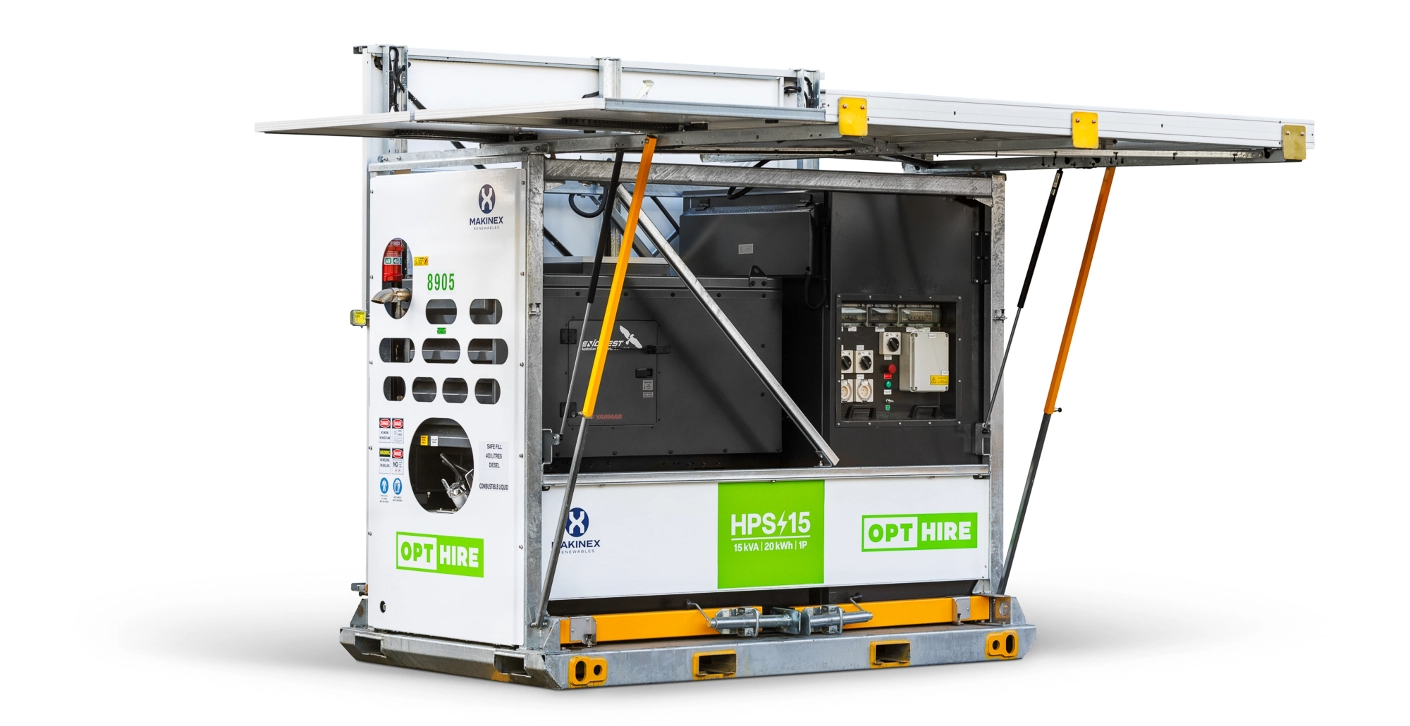 Makinex solar hybrid generator 15 kva