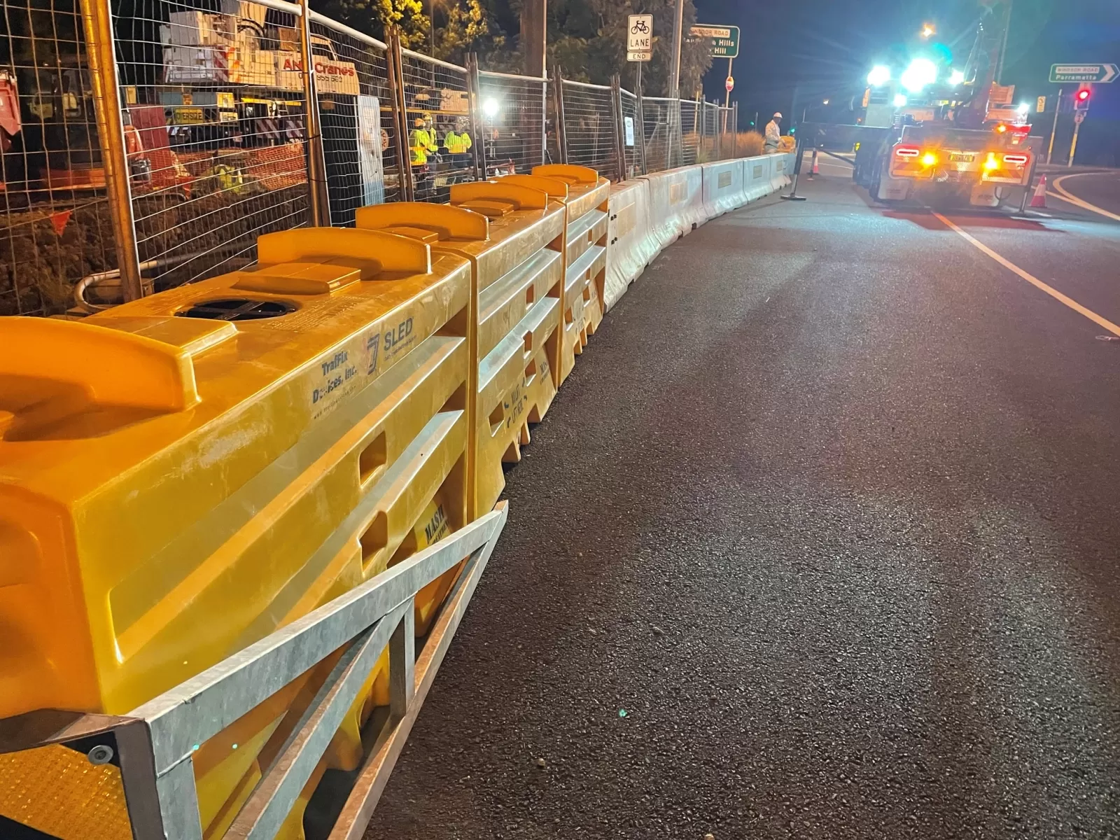 barriers protecting a worksite