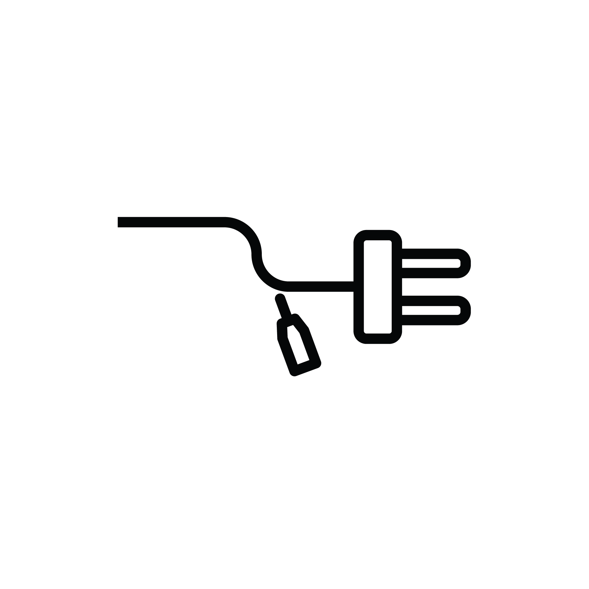 Power point tested and tagged icon